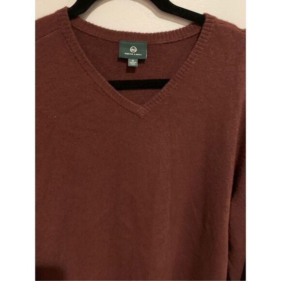 Adriano Goldschmied Sweater- Rust Pullover Vented Gold L/S EUC Medium - Picture 2 of 6